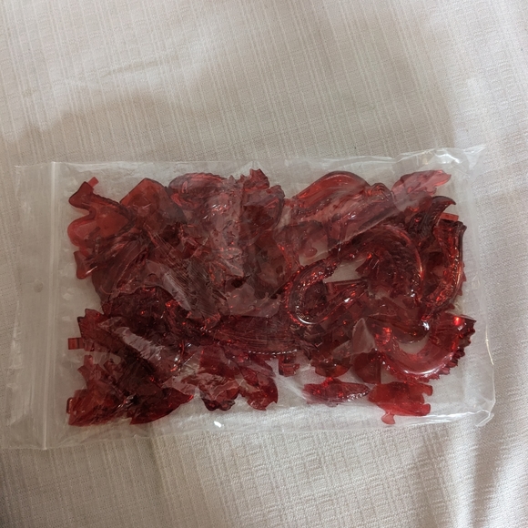 Original 3D crystal puzzle Red Dragon Bepuzzled complete 2018 - Picture 2 of 6